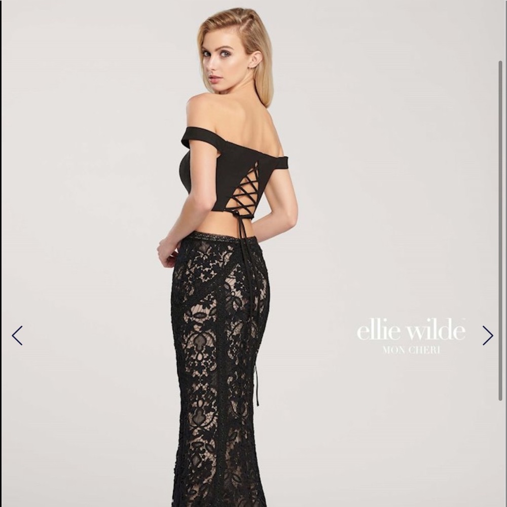 Ellie Wilde white prom dress never worn!